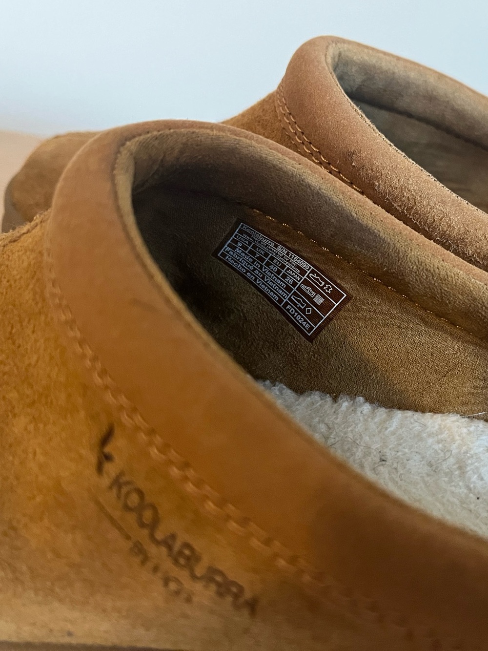 Koolaburra by UGG Tan Suede Platform Clog Mule - Picture 4 of 5